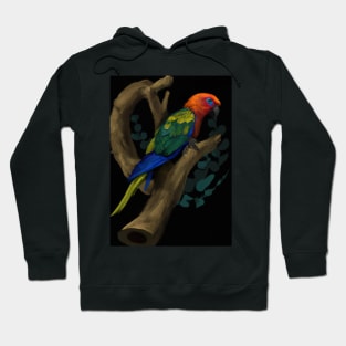 Parrot on a Tree Hoodie